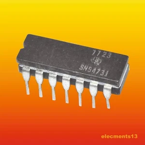 SN5473J TEXAS INSTRUMENTS INTEGRATED CIRCUIT LOGIC PDIP16 - Picture 1 of 2