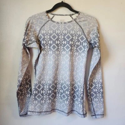 Nike Pro Womens Large Gray Long Sleeve Tee Dri Fit Performance Top Running Gym S - Image 1 of 4