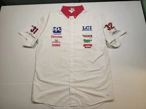 VINTAGE ADRIAN FERNANDEZ ANDRE RIBEIRO TEAM INDY CAR PIT CREW MENS SHIRT LARGE. - Picture 1 of 9