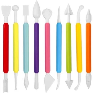 9-Teiliges Fondant-Modellierwerkzeug-Set, Paste zum Dekorieren Von Kuchen, 3319 - Bild 1 von 6