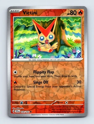 Victini Reverse Holo SV05: Temporal Forces 030/162 NM/LP - Image 1 of 2