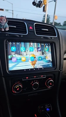 CarPlay Car Stereo Radio GPS for VW Golf 5 MK5 MK6 Jetta Passat CC 9" Android 13 - Image 1 of 4