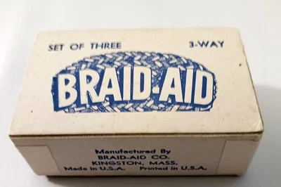 Vintage Braid Aid Set of 3 Box and Instructions New Old Stock - Image 1 of 4