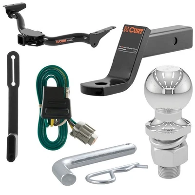 Curt Class 3 Hitch Tow Package w/ 2" Trailer Ball for 00-04 Nissan Xterra - Image 1 of 4