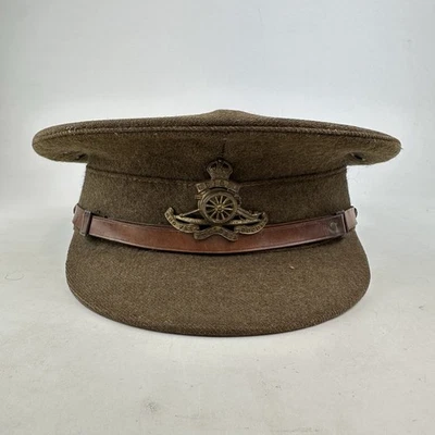 Original First World War Royal Artillery Officers Service Dress Cap - Image 1 of 4