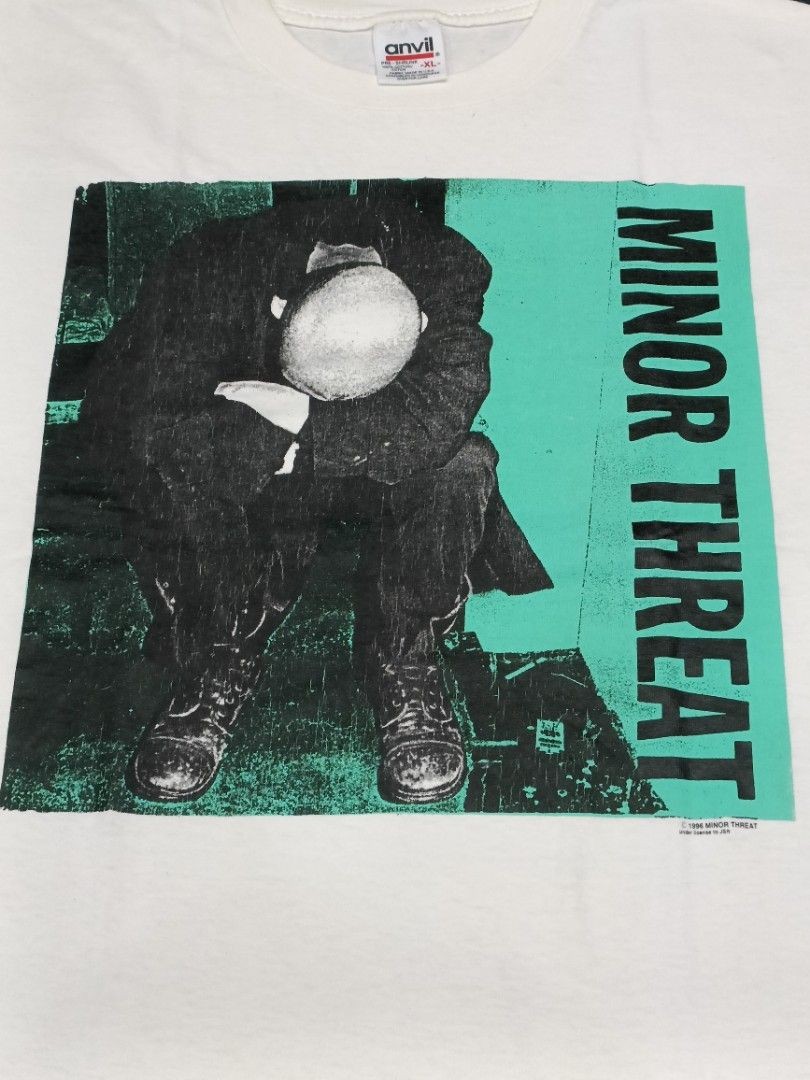 90sヴィンテージ マイナースレット MINORTHREAT バンドTシャツXL Minor Threat- Vintage 80-90s XL Hardcore Band T-shirt