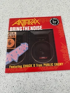 Anthrax bring the noise 10” limited edition vinyl picture as new - Picture 1 of 4