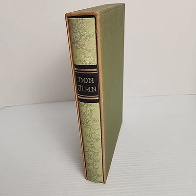 DON JUAN by Lord Byron Epic Poem Illustrated Heritage Press Slipcase & Sandglass - Image 1 of 4
