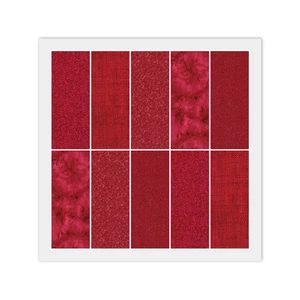 Layer Cake - 20) 10" x 10" Squares, RED - 100% Quilting Cotton Fabric - Picture 1 of 6