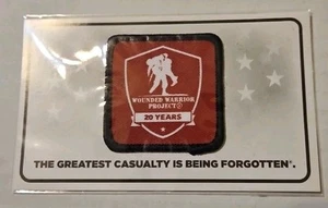 Wounded Warrior Project 20 Years Patch Neu mit Karte - Bild 1 von 2