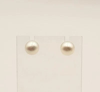 Pendientes Honora plata esterlina 9,8 mm perla poste trasero Foto 1 de 4