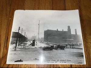 VINTAGE CHICAGO PHOTO CANAL ST VIADUCT FROM HARRISON STREET 8X10 - Bild 1 von 6