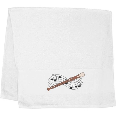 Toalla de mano/invitada 'Grabadora con notas musicales' (TL00086367) Foto 1 de 2