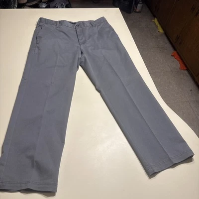 Izod Dress Pants Men’s Size 34x29 Gray, Straight Fit - Image 1 of 4