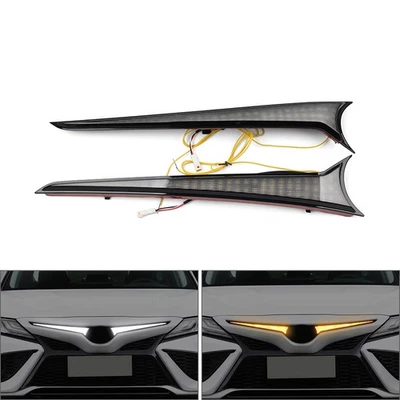 Front Grille Lamp Daytime Running Light For Toyota Camry SE XSE 2018-2024 - Image 1 of 4