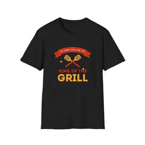 King of the Grill Unisex Softstyle T-Shirt - Picture 1 of 17