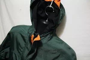 Gap Boys Size XL Green Lined Nylon Windbreaker Hooded - Picture 1 of 5