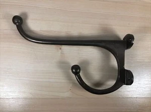 Large coat hooks 4 Ballard Designs Ralston Bronze 9” High Quality Metal Classic - Picture 1 of 8