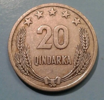 Albania 20 Qindarka coin 1969 - Image 1 of 2
