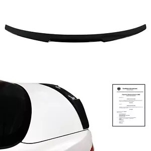 Heckspoiler Spoilerlippe SCHWARZ GLANZ mit ABE für BMW 3er E92 Coupe 2006-2013 - Bild 1 von 3