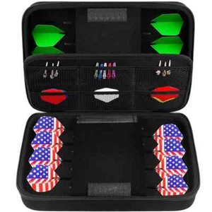 Dart Case for 16 Steel Tip and Soft Tip Darts, Dart Carrying Storage Holder Fits - Picture 1 of 6