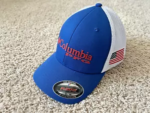 Columbia PFG USA Flag Flexfit Cap S/M - Picture 1 of 3