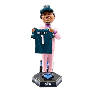 Jalen Carter FOCO #1 Philadelphia Eagles 2023 Draft Day Bobblehead - Picture 1 of 1