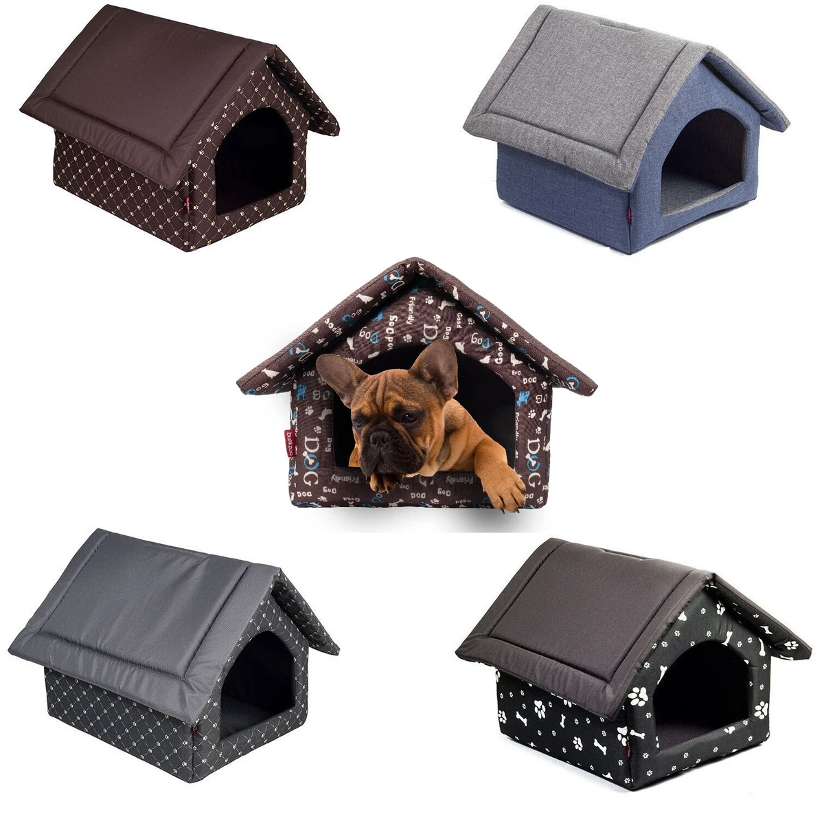Hundebett Matte Waschbar & Wendbar – Weicher Plüsch, 89x55 Cm, Für Mittelgroße Hunde