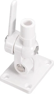 Marine Grade Nylon Plastic Boat VHF Aerial Antenna Base Mount Adjustable Base - Picture 1 of 7