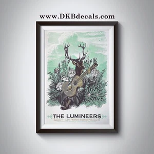 The Lumineers - 2013 Nate Duval Poster Reprint - Red Rocks - 8.5" x 11" - Picture 1 of 2