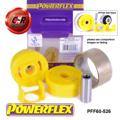 Powerflex RR Unten Motor Mnt Buchse für Renault Clio 3 Sport 197/200 05-12 - Bild 1 von 4