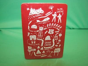 Route 32 Scenic Grand Canyon Mt Rushmore Wigwam Red Playing Card Deck New Sealed - Picture 1 of 2