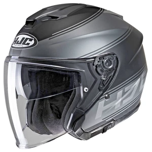 HJC i30 Vicom SunShield Motorcycle Helmet Gray MD Medium Open Face Visor I-30 - Picture 1 of 3