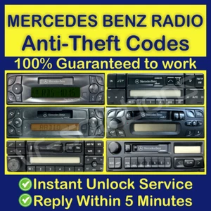 Radio Código Mercedes-Benz Matsushita Bose Cassette Panasonic Exquisito Audio 5 30 - Imagen 1 de 2