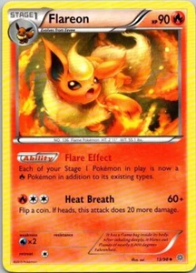 2015 Ancient Origins Flareon #13/98 Non-Holo Pokemon Gaming Card UnCommon - Picture 1 of 1