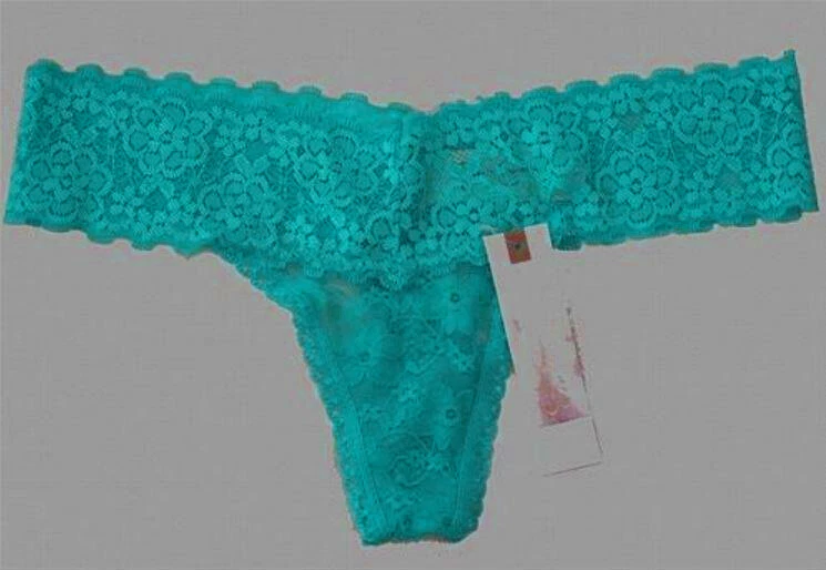 Hermosas bragas de encaje elástico turquesa Jessica Simpson para mujer nuevas con etiquetas $12 * Foto 1 de 1