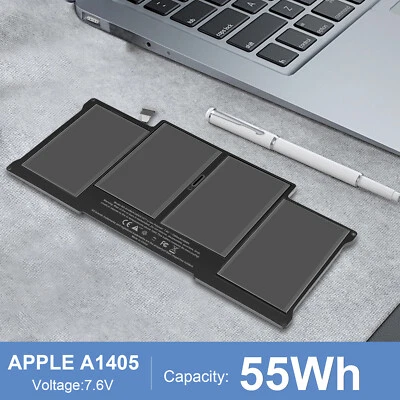 Batería A1405 para Apple MacBook Air 13" A1496 A1466 A1369 020-7379-A MD760LL Foto 1 de 4