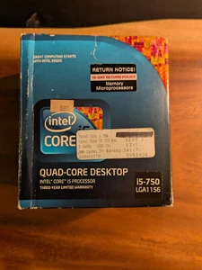 Intel Core i5-750 Quad-Core Desktop Processor BX80605I5750 8M Cache 2.66 GHz - Picture 1 of 18