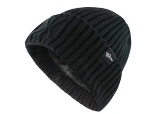 The Warmest Hat, Black, Unisex, Plush Insulated Tactical Beanie Cap, Warm Wool - Picture 1 of 3