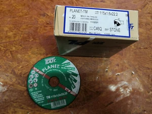 DISCHI TAGLIO PIETRA DA 115X1,6 FORO DA 22,23 MM. SAIT C46Q STONE PLANET - Imagen 1 de 1