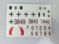 1/16 Scale RC Henglong 3849 German Panzer III H Tank Decoration Decal Model