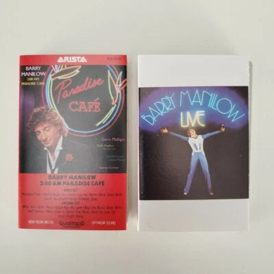 Barry Manilow Cassette 2-Pack - Live + 2:00 AM Paradise Cafe - Image 1 of 3