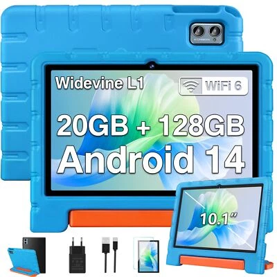 ZIOVO Tablet 10 Pollici Android 14 Tablet Bambini, 20GB RAM+128GB ROM(TF 1TB),Wi