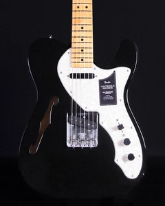Fender  Vintera II 60s Telecaster Thinline, Maple FB, Black - Picture 1 of 10