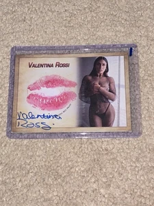 Valentina Rossi Signed Kiss Card Wrestler AEW Collectors Expo Model #1 - Picture 1 of 2
