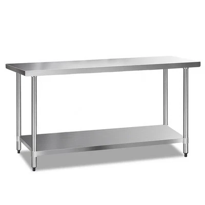 Cefito Stainless Steel Kitchen Benches Work Bench Food Prep Table 1829x610mm 430 - image 1 of 4