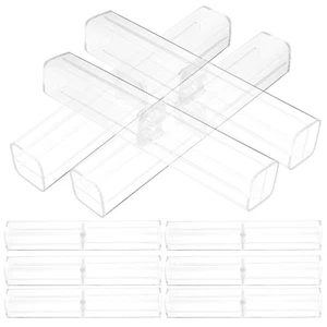 25 Pcs Pencil Case Storage Container Transparent Clear Pens Boxes - Picture 1 of 12