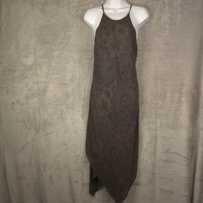 Vestido midi sin mangas asimétrico vintage CDC Petites años 90 Y2K talla 12 Fairy Grunge Foto 1 de 4