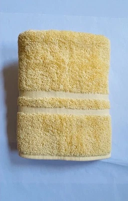 TOALLA DE MANO AMARILLA VINTAGE RALPH LAUREN 20x32 NUEVA/ETIQUETA 100% ALGODÓN HECHA EN EE. UU. Foto 1 de 4