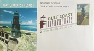 Faro de la Costa del Golfo Romp Cachets 4413 Fort Jefferson Florida DCP - Imagen 1 de 1